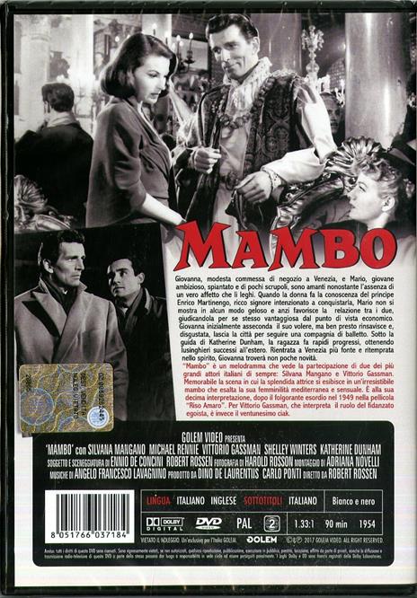 Mambo (DVD) di Robert Rossen - DVD - 2