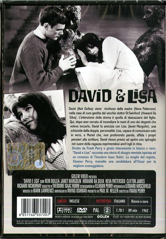David e Lisa (DVD) di Frank Perry - DVD - 2