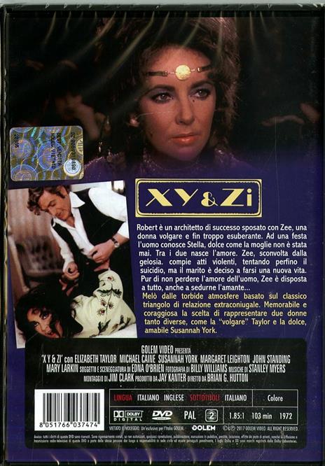 X Y e Zi (DVD) di Brian G. Hutton - DVD - 2