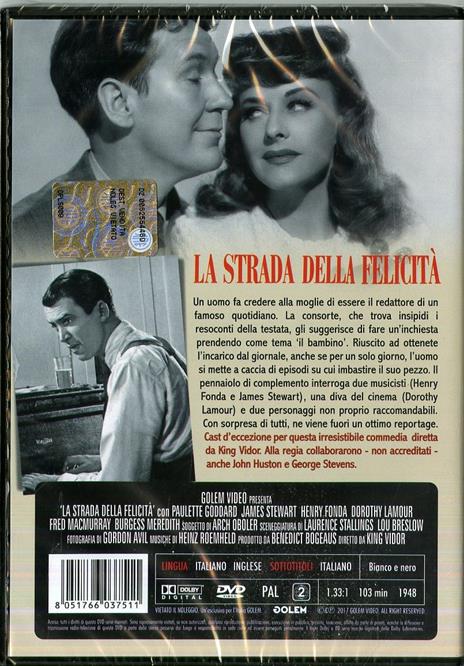 La strada della felicita (DVD) di King Vidor - DVD - 2