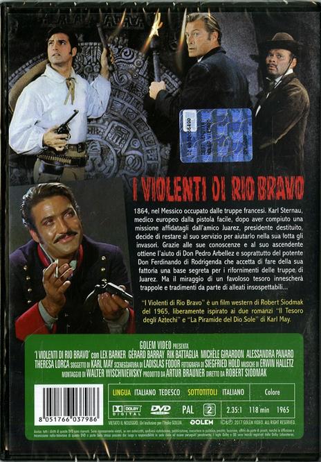 I violenti di Rio Bravo (DVD) di Robert Siodmak - DVD - 2