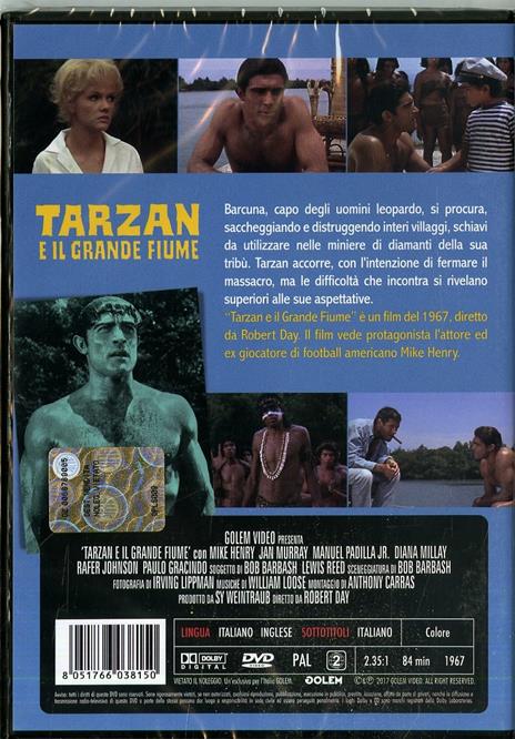 Tarzan e il grande fiume (DVD) di Robert Day - DVD - 2
