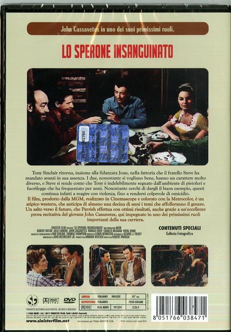 Lo sperone insanguinato (DVD) di Robert Parrish - DVD - 2