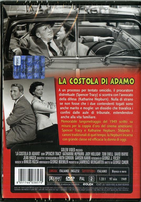 La costola di Adamo (DVD) di George Cukor - DVD - 2