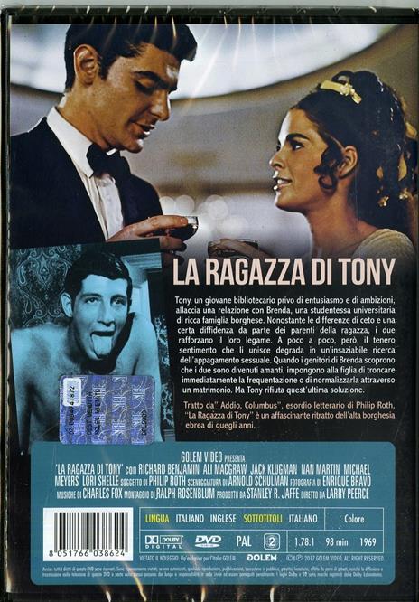 La ragazza di Tony (DVD) di Larry Peerce - DVD - 2