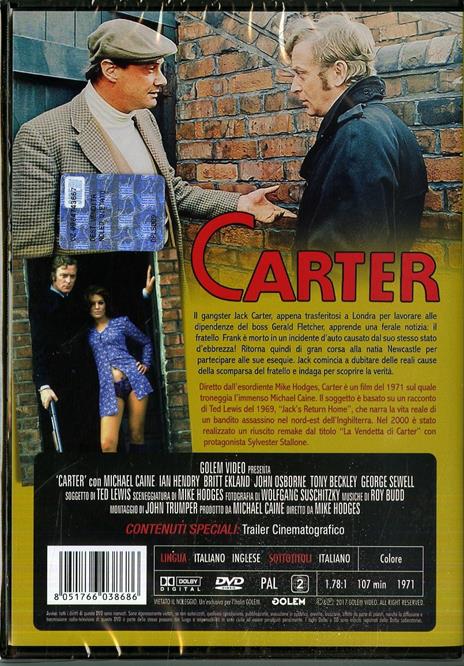 Carter (DVD) di Mike Hodges - DVD - 2