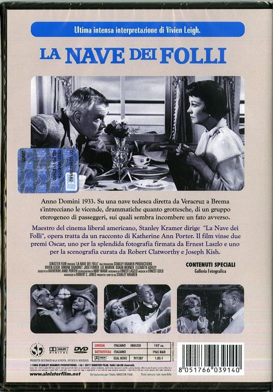 La nave dei folli (DVD) di Stanley Kramer - DVD - 2