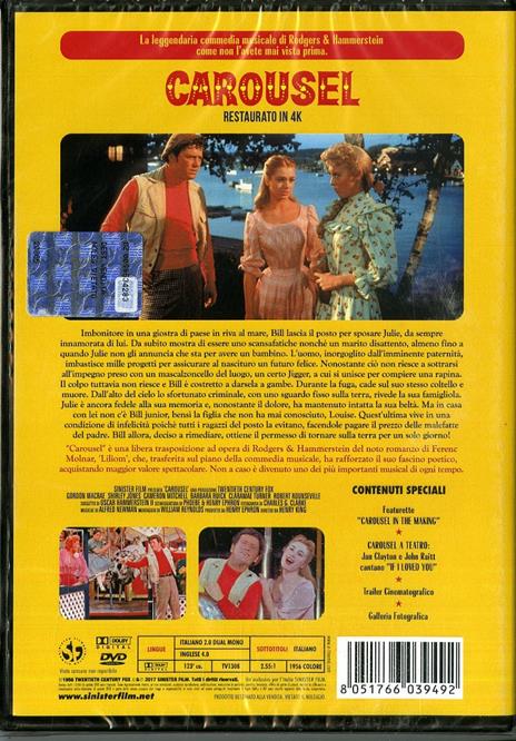 Carousel. Restaurato in 4K (DVD) di Henry King - DVD - 2