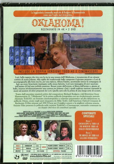Oklahoma! Restaurato in 4K (2 DVD) di Fred Zinnemann - DVD - 2