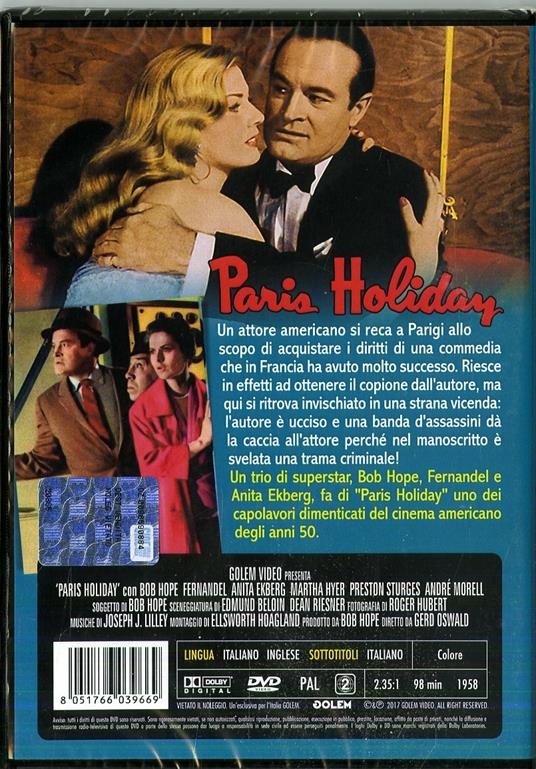 Paris Holiday (DVD) di Gerd Oswald - DVD - 2