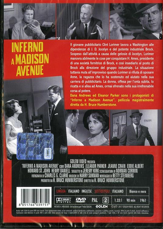 Inferno a Madison Avenue (DVD) di Bruce H. Humberstone - DVD - 2