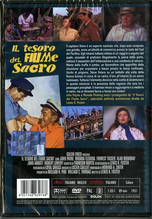 Il tesoro del fiume sacro (DVD) di Lewis R. Foster - DVD - 2