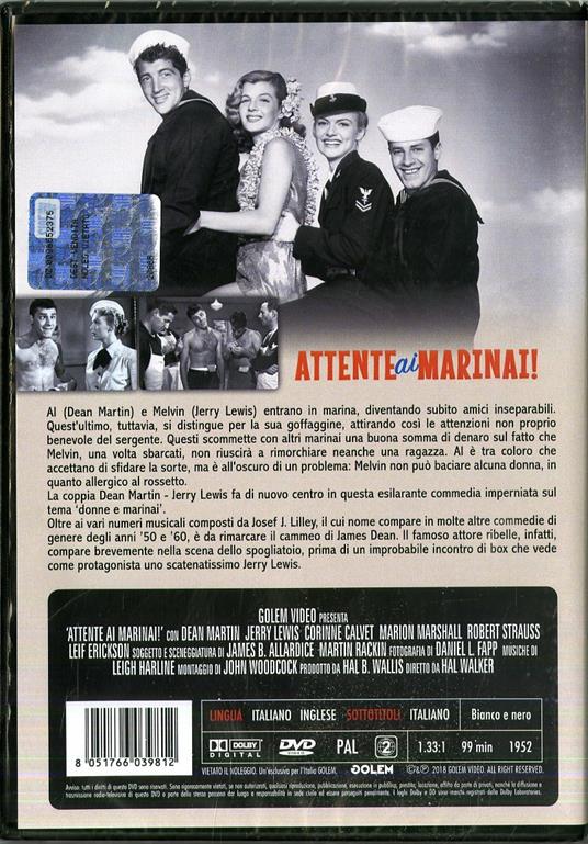 Attente ai marinai! (DVD) di Hal Walker - DVD - 2