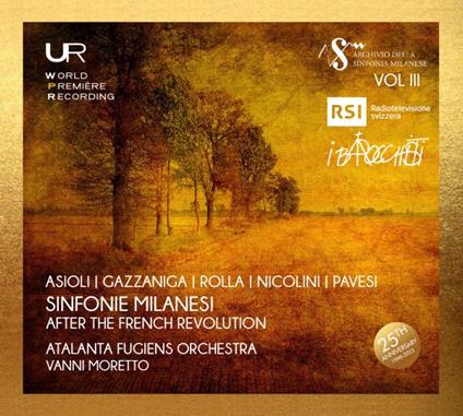 Sinfonie Milanesi After The French Revolution - CD Audio di Bonifazio Asioli