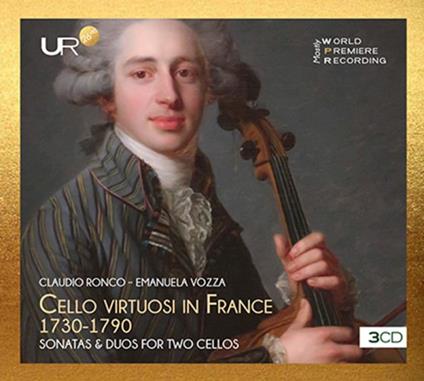 Cello Virtuosi In France 1730-1790 - CD Audio