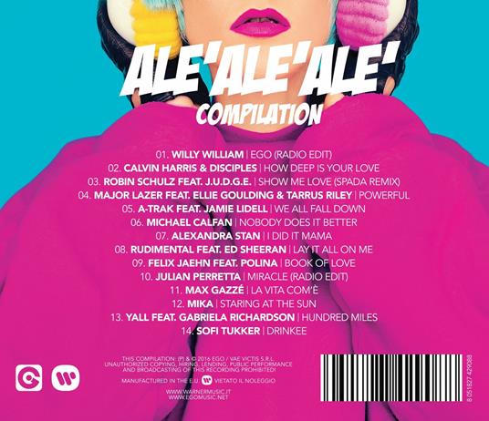 Alé, Alé, Alé Compilation - CD Audio - 2