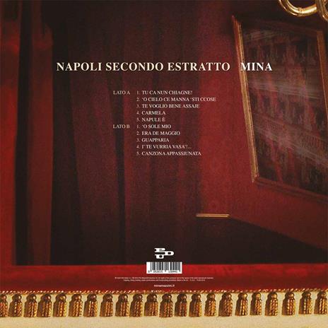 Napoli Secondo Estratto (Versione Rimasterizzata) - Vinile LP di Mina - 2