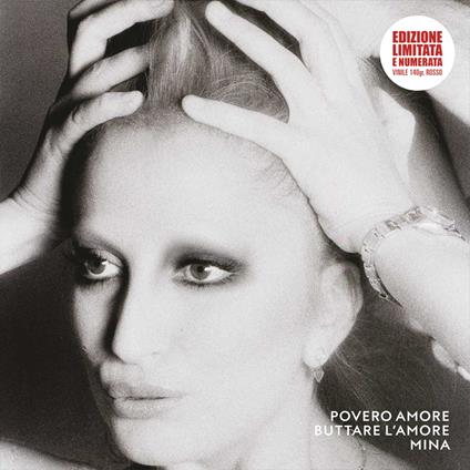 Povero amore - Buttare l'amore (LP Singolo a 33 giri colorato rosso - Edizione limitata e numerata) - Vinile LP di Mina