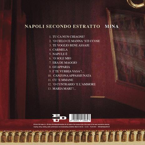 Napoli Secondo Estratto (Versione Rimasterizzata) - CD Audio di Mina - 2