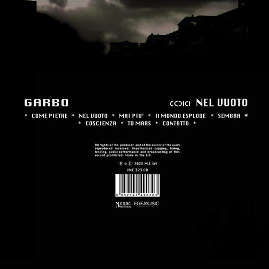 Nel vuoto - CD Audio di Garbo - 2