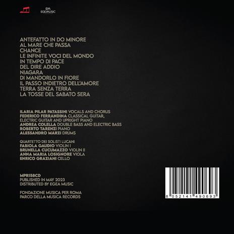 Terra senza terra - CD Audio di Ilaria Pilar Patassini - 2