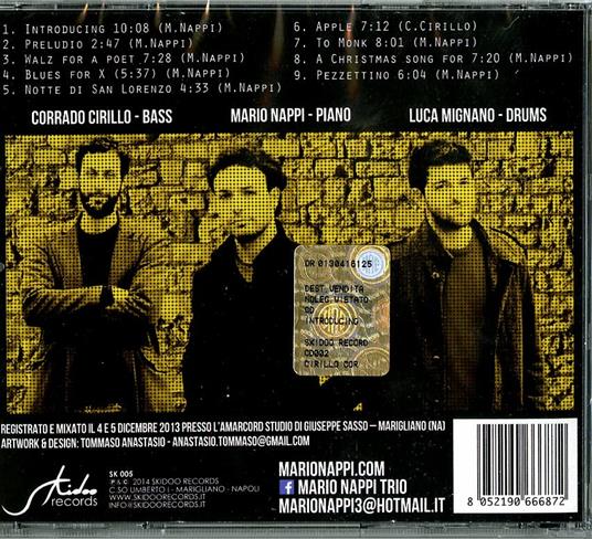 Introducing - CD Audio di Mario Nappi - 2