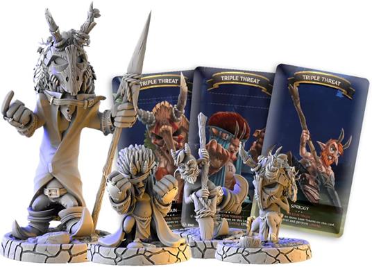 Dungeonology - Triple Threat. Esp. - ITA. Gioco da tavolo - 2