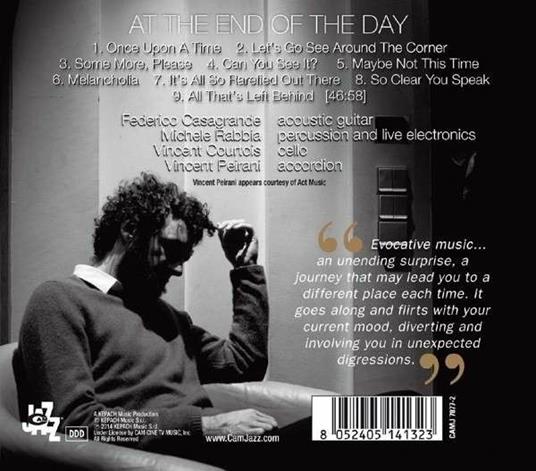 At the End of the Day - CD Audio di Federico Casagrande - 2
