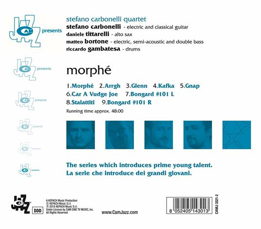 Morphé - CD Audio di Stefano Carbonelli - 2