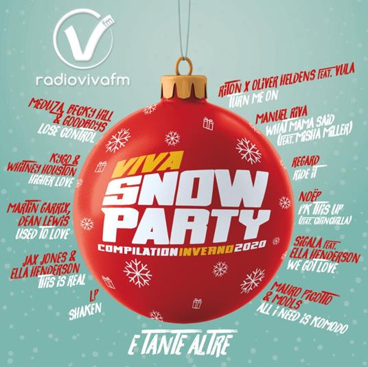Viva Snow Party Compilation Inverno 2020 - CD Audio