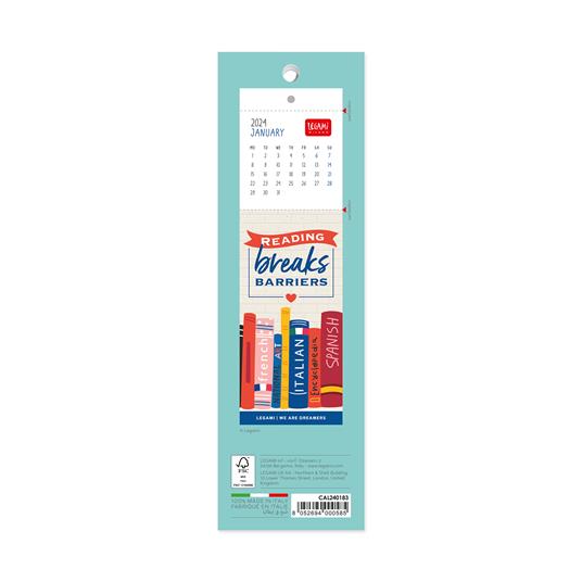Calendario segnalibri 2024 - 5.5 x 18 cm BOOK LOVER'S - 3