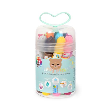 Set 12 pezzi pennarelli Marcatori Legami - Teddy Friends - Teddy Bear - 7