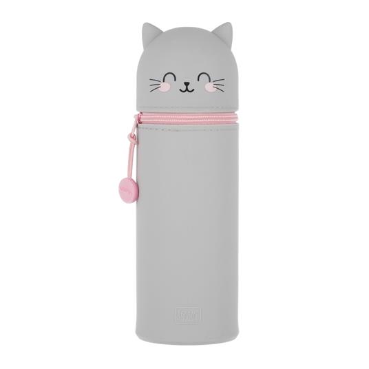 Astuccio Kawaii  2-In-1 Soft Silicone Pencil Case - Kitty