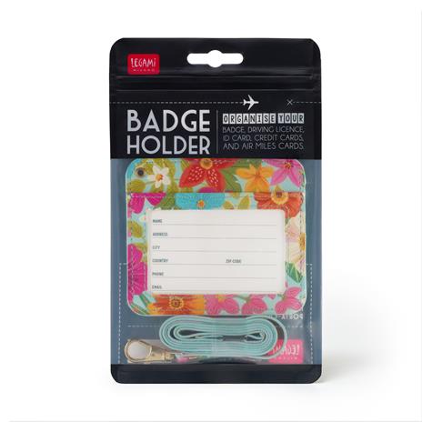 Porta Badge Holder - Flowers - 2