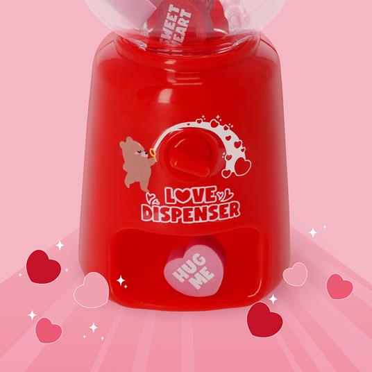 Distributore Mini Gomme per Cancellare - Distributore D'Amore - Cuore - 5