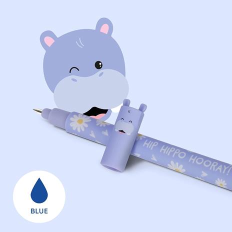 Legami Penna Gel Cancellabile - Ippopotamo - 2