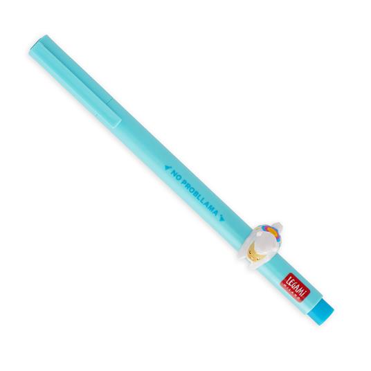 Penna gel decorata Legami -  llama - 2