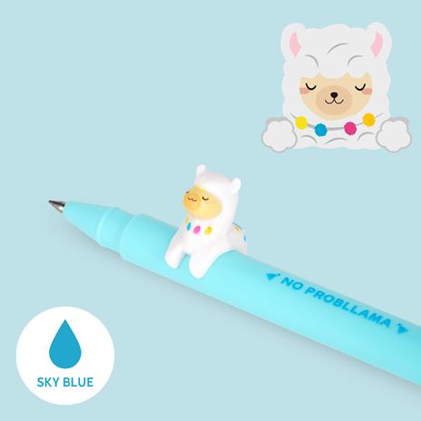 Penna gel decorata Legami -  llama - 3