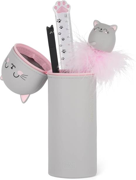 Astuccio In Silicone 2-In-1 - Kawaii - Gattino - 2