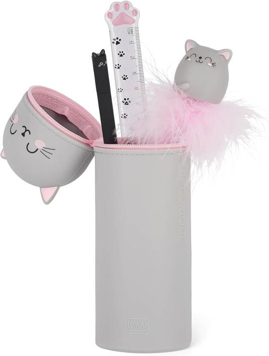 Astuccio In Silicone 2-In-1 - Kawaii - Gattino - 2