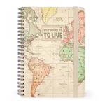 Spiral Notebook - Large - Travel