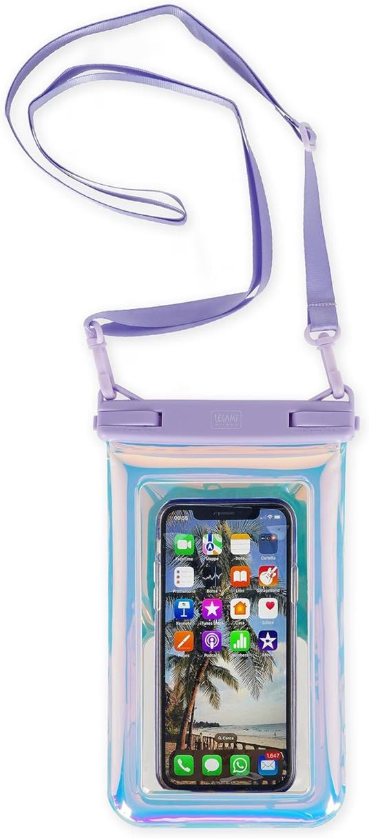 Custodia Impermeabile Gallegiante Per Smartphone - Onde - 5
