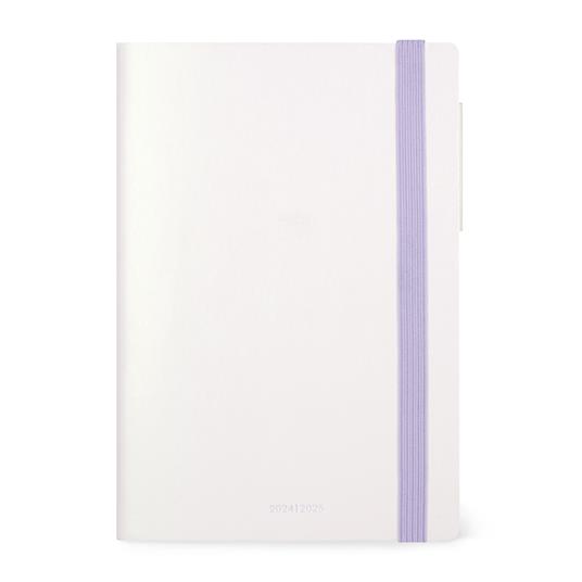 Agenda settimanale Legami 2024-2025, 18 mesi, Medium Weekly Diary con Notebook - Moonglow - 12 x 18 cm