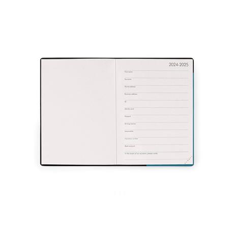 Agenda giornaliera Legami 2024/2025, 16 mesi, Small Daily Diary - Teal Blue - 3