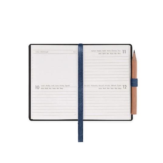 Agenda bigiornaliera Mini Legami 12 Mesi - 2025  - Mini 2-Day Diary - Blueberry - 2