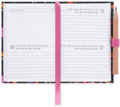 Agenda bigiornaliera Mini Legami 12 Mesi - 2025 - Mini Photo 2-Day Diary - Wildflowers - 2