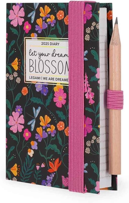 Agenda bigiornaliera Mini Legami 12 Mesi - 2025 - Mini Photo 2-Day Diary - Wildflowers - 4