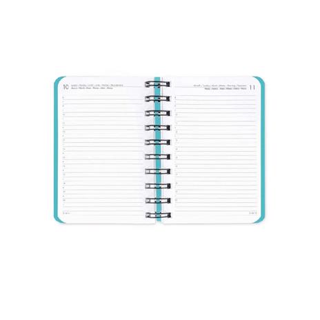 Agenda giornaliera spiralata Legami 12 Mesi - 2025  - Small Daily Spiral Bound Diary - Daisy - 2