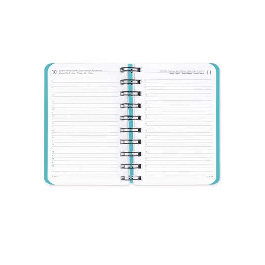 Agenda giornaliera spiralata Legami 12 Mesi - 2025  - Small Daily Spiral Bound Diary - Daisy - 2