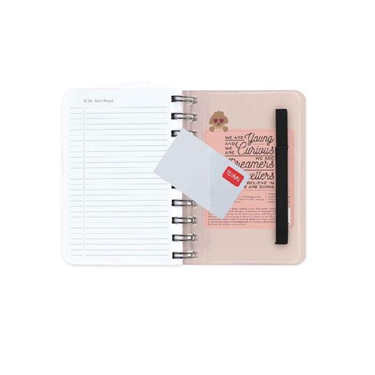 Agenda giornaliera spiralata Legami 12 Mesi - 2025  - Small Daily Spiral Bound Diary - Sky Blue Dogs - 3